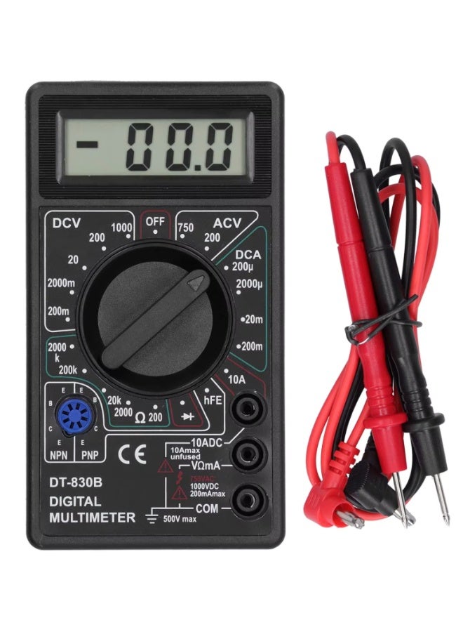 Test and Measurement DT830B AC/DC LCD Digital Multimeter 750/1000V Voltmeter Ammeter Ohm Tester High Safety Handheld Meter Digital Multimeter Industry and Science HunShie - Image 1